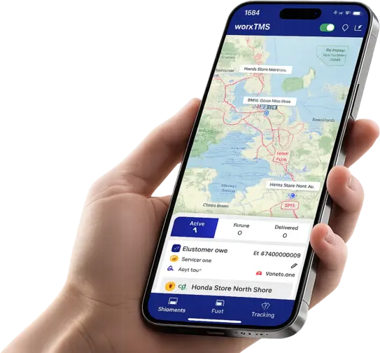 worxTMS - worxAPP - Live Tracking App for Transporters