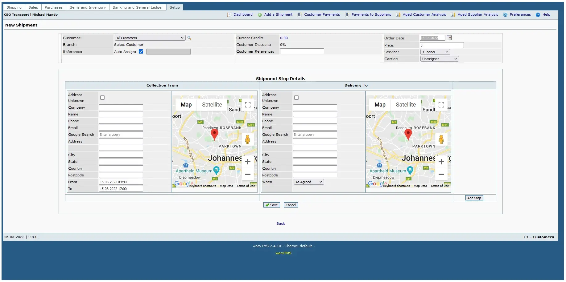 Free Accounting System & TMS for Trucking Company