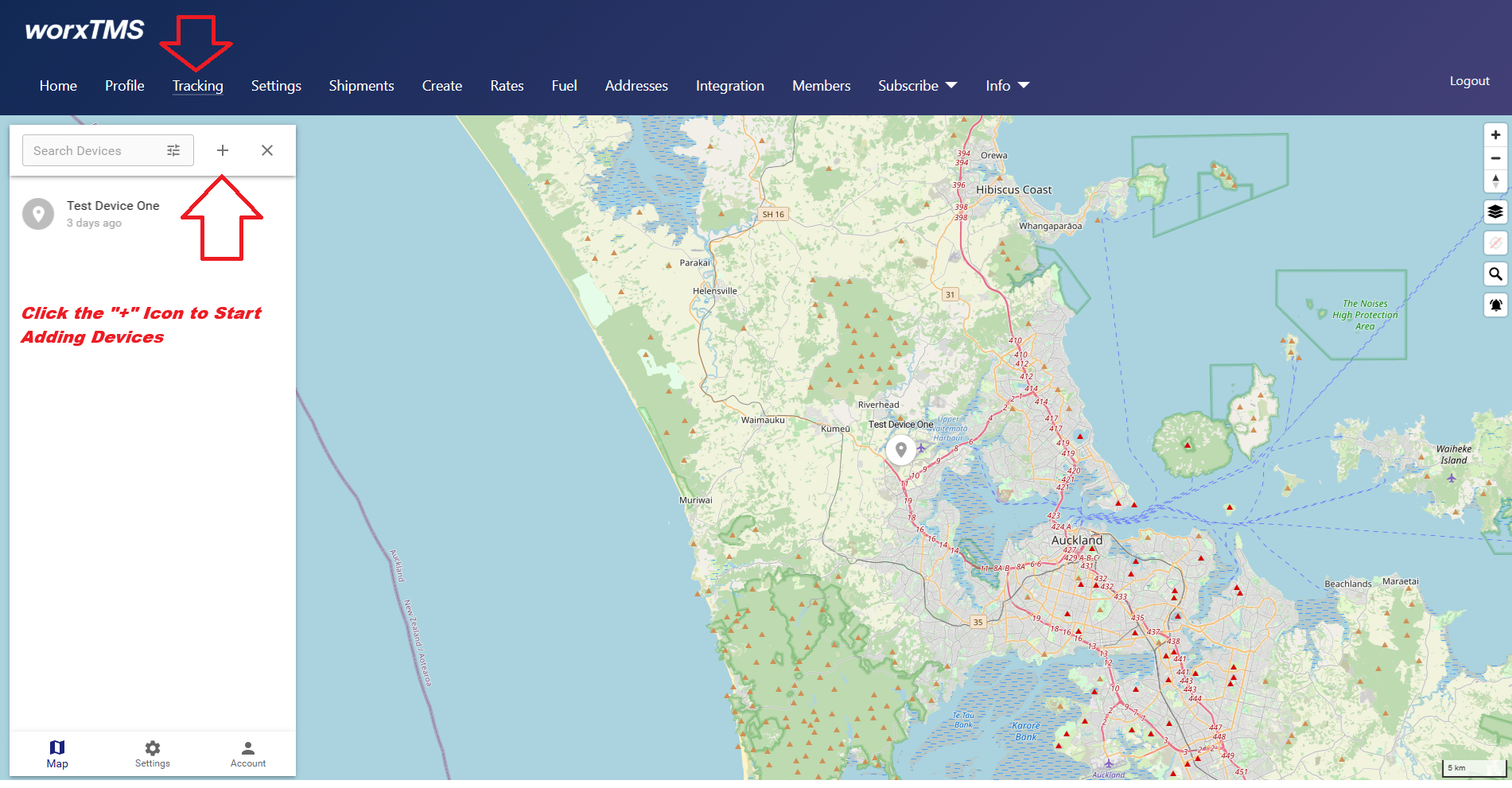 Add Tracking Devices