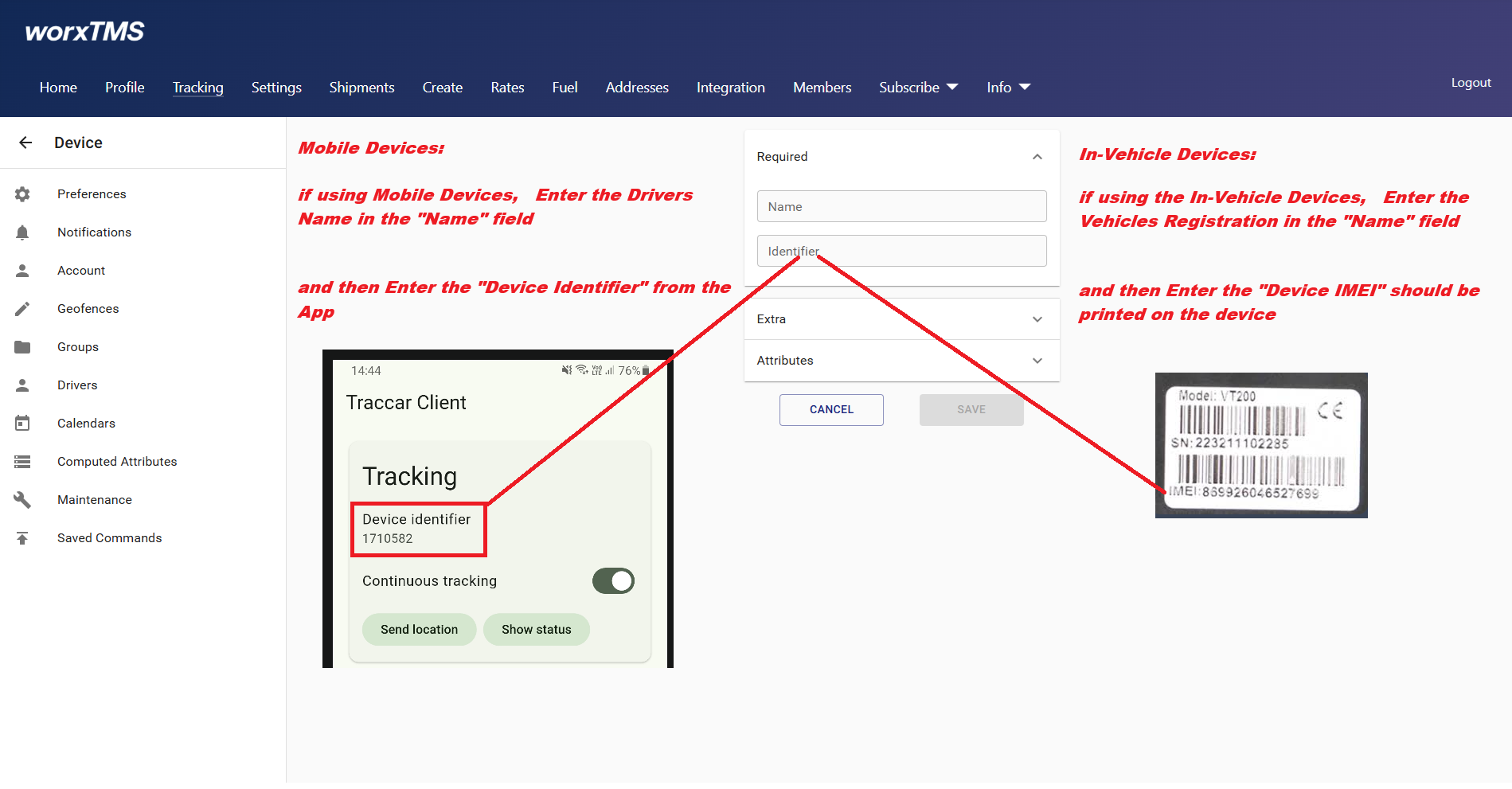 Create Driver Accounts
